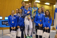 Espoo U17 girls team medalists